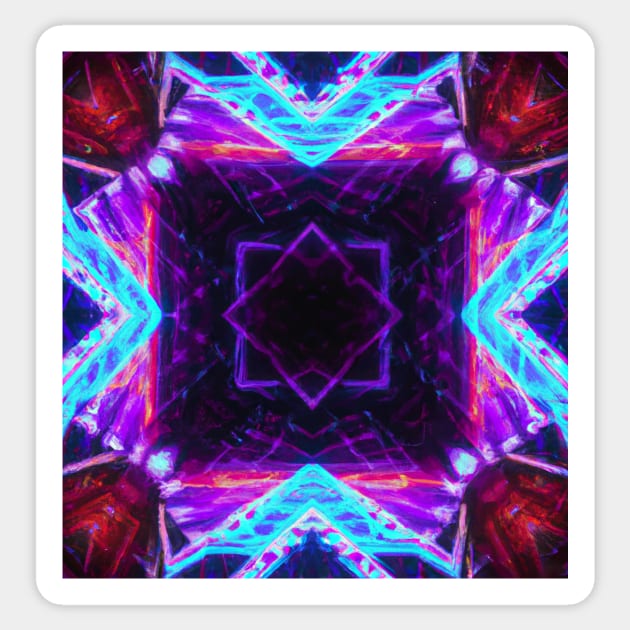 Focused Kaleidoscope Sticker by EggheadK8